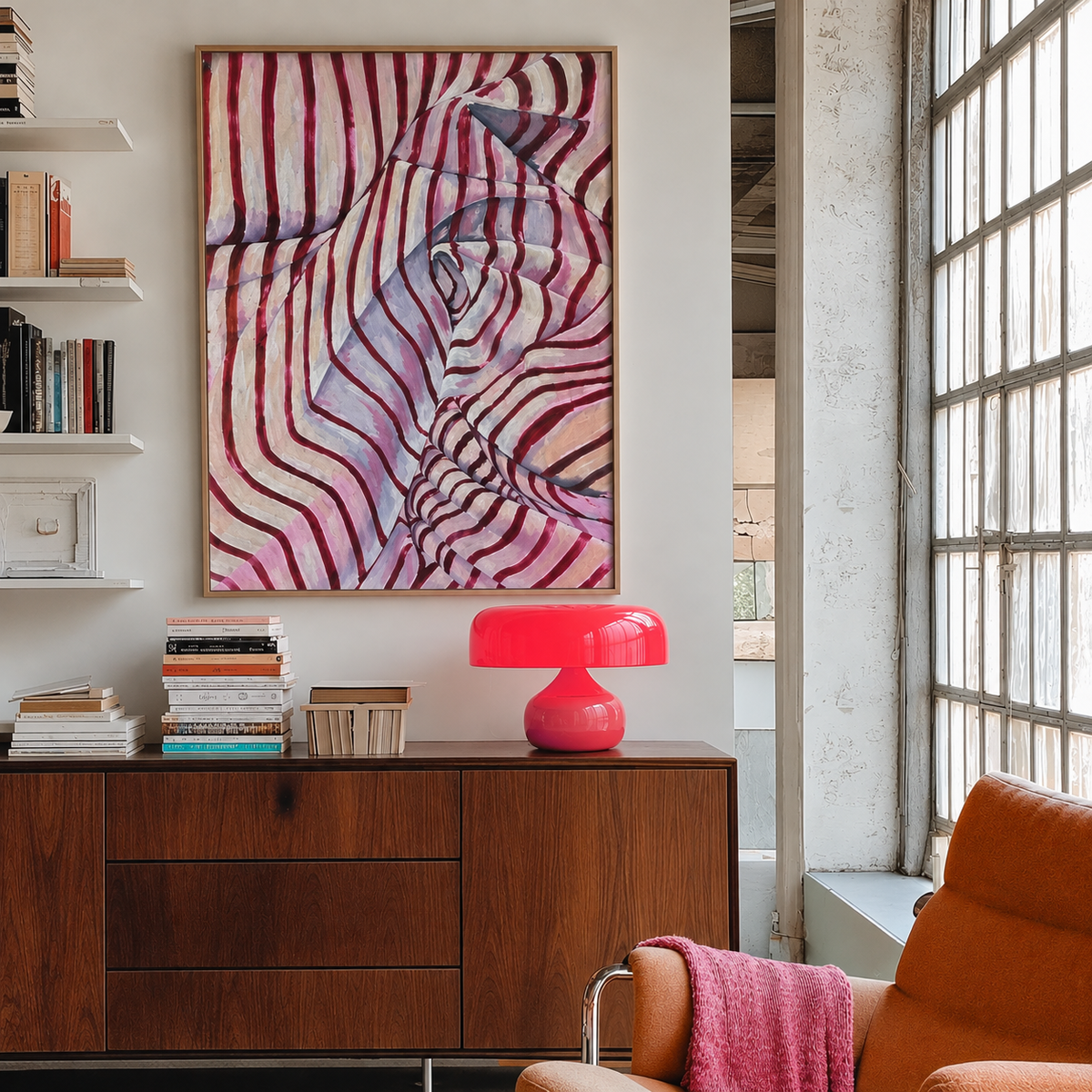 Striped Print (Portrait)