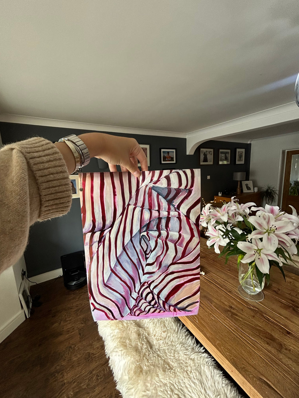 Striped Print (Portrait)