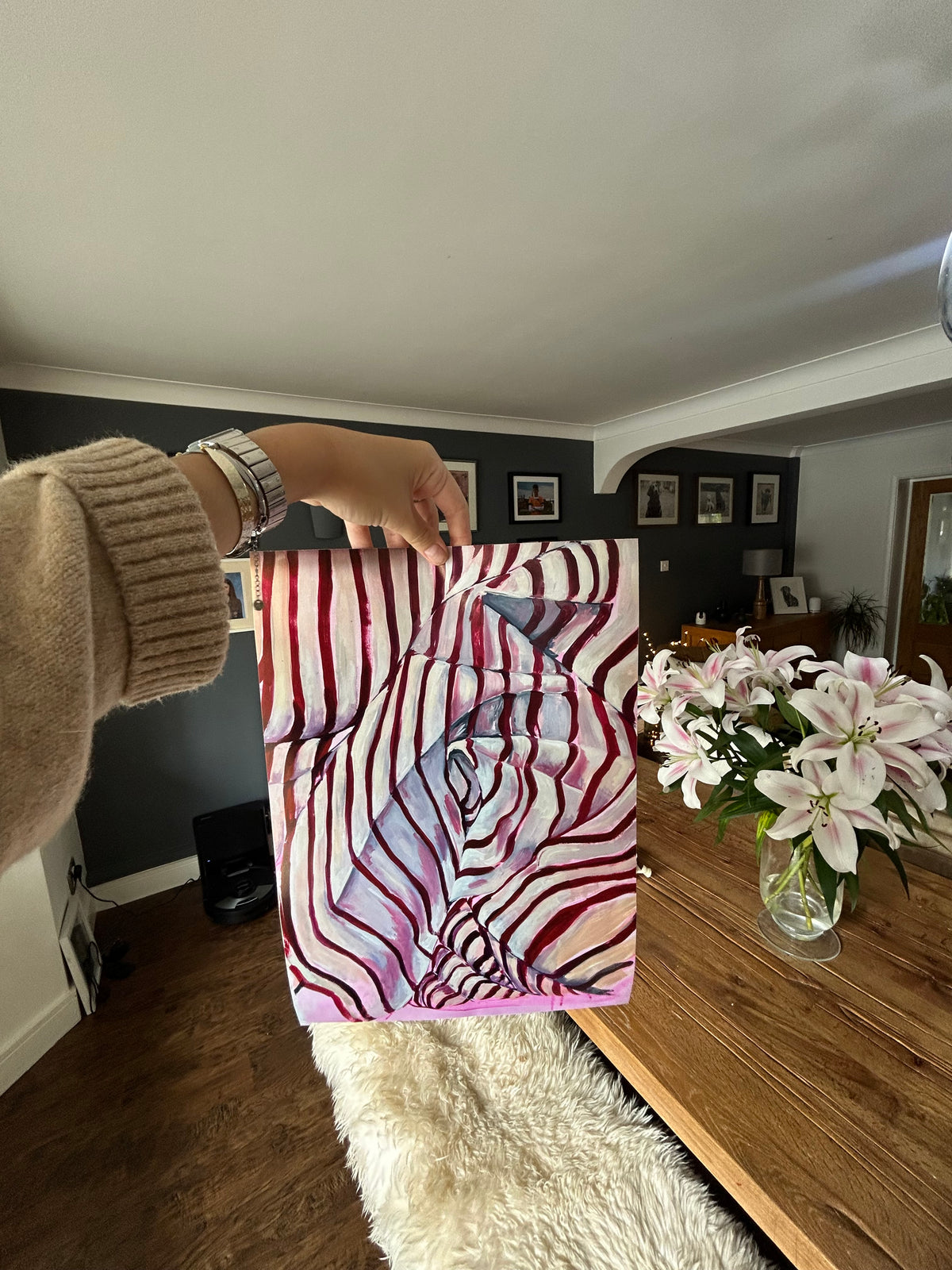 Striped Print (Portrait)