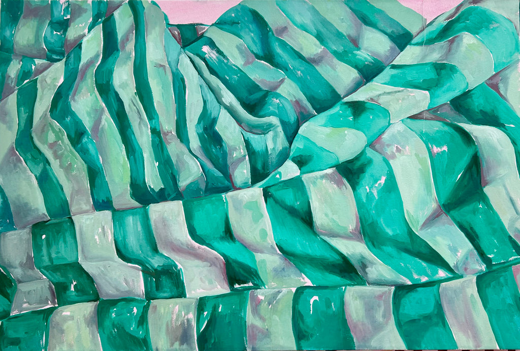 Striped Print (Green)