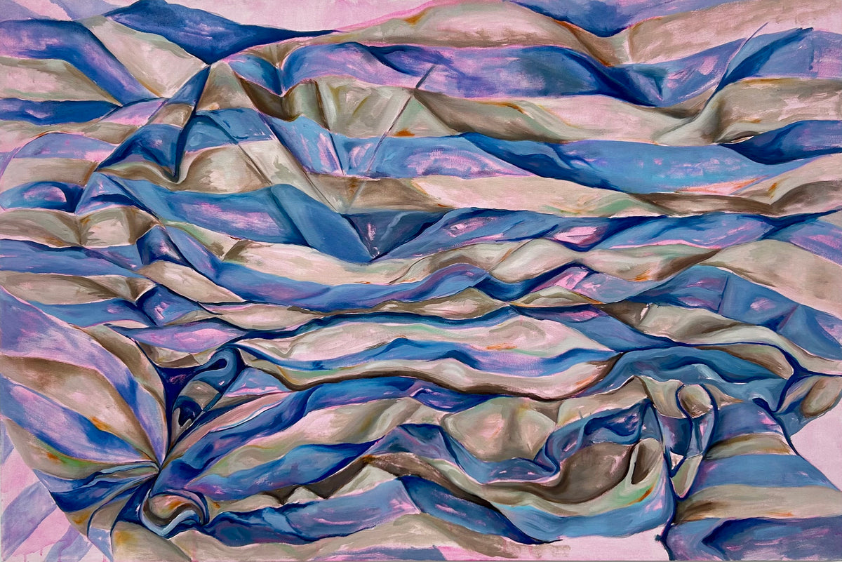 Striped Print (Blue & Pink)